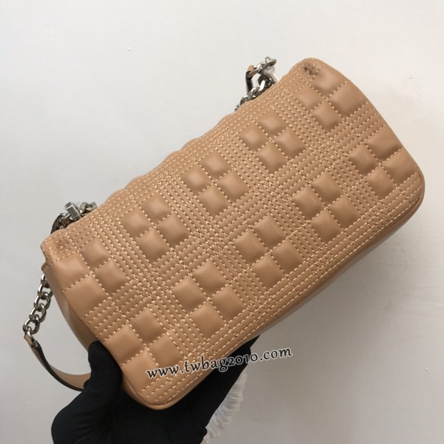 Burberry專門店新款羊皮小號TB蘿拉包 巴寶莉絎縫品牌格紋鏈條單肩挎背女包 yxb1541